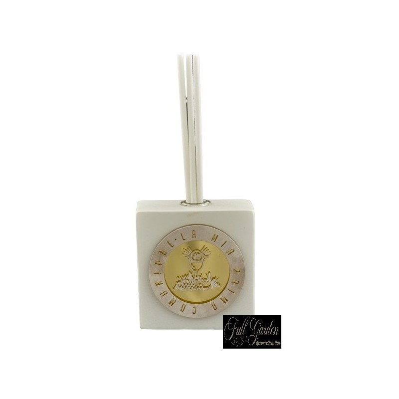 PROFUMATORE GESSO ORO CALICE 6,2X3CM H6,2