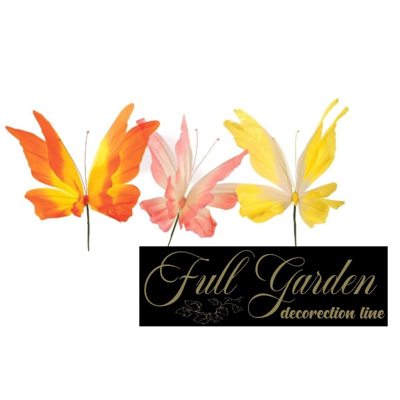 FARFALLA CARTA COLORATA 60X30