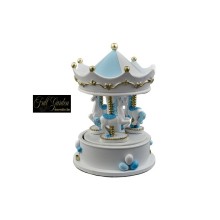 GIOSTRINA CARILLON  CAVALLUCCI CELESTE 12X12X18