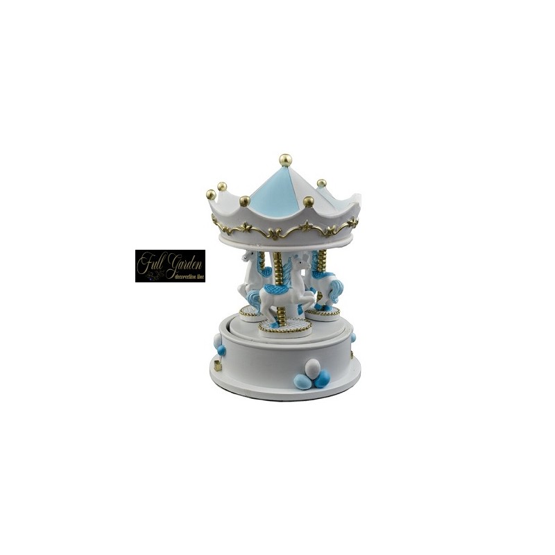 GIOSTRINA CARILLON  CAVALLUCCI CELESTE 12X12X18