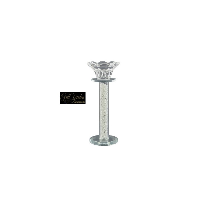 CANDELIERE TONDO BRILLANTINI PC. 6X6X16