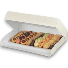 SCATOLA PRONTA CM420X320X60 PZ.10 PELLE BIANCO