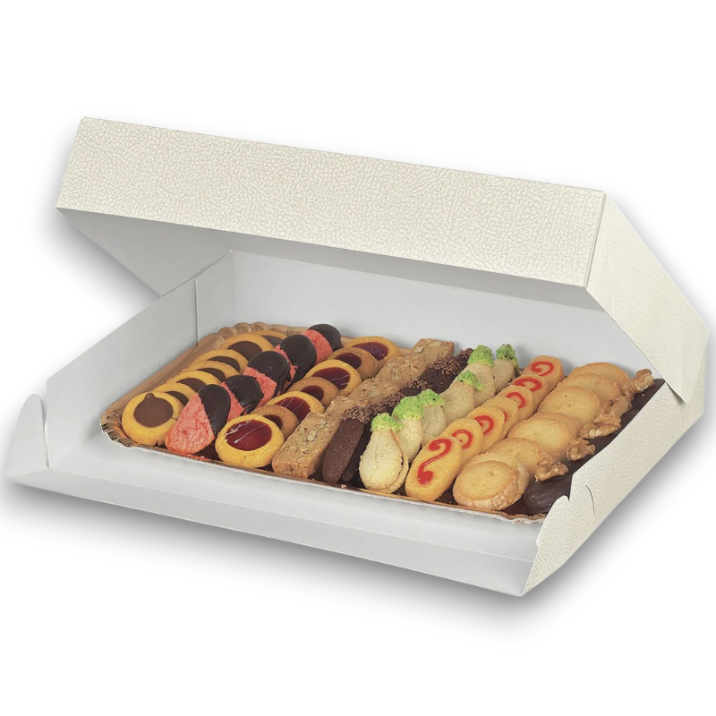 SCATOLA PRONTA CM420X320X60 PZ.10 PELLE BIANCO