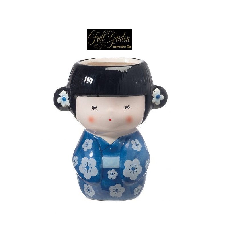 GEISHA GIRL H15,7 D.10*10 BLU