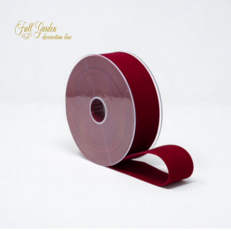NASTRO VELLUTO MM40X15MT ROSSO