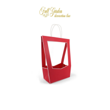 SAC. MEDALLION  SMALL 18X12X35 CM ROUGE 5PZ