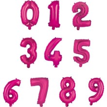 MYLAR FUCSIA N.3  14-35CM CON VALVOLA