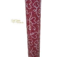 BOBINA COTONE CUORI ROSSA 3D MM510X5MT