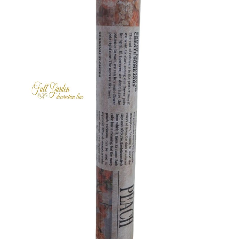 BOBINA PAPERFIBRA FLOWER PEACH 750X9MT