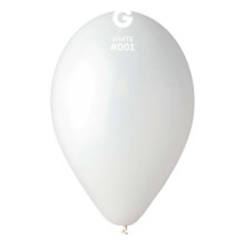 PALLONCINO 12G110 WHITE GEMAR 100PZ