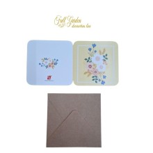 BIGLIETTI DOPPI + BUSTE F.TO 8X8 ASS.PZ 50/50