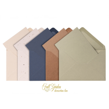 BIGLIETTO + BUSTA RICICLATA  ASS F.TO 7X11 150PZ