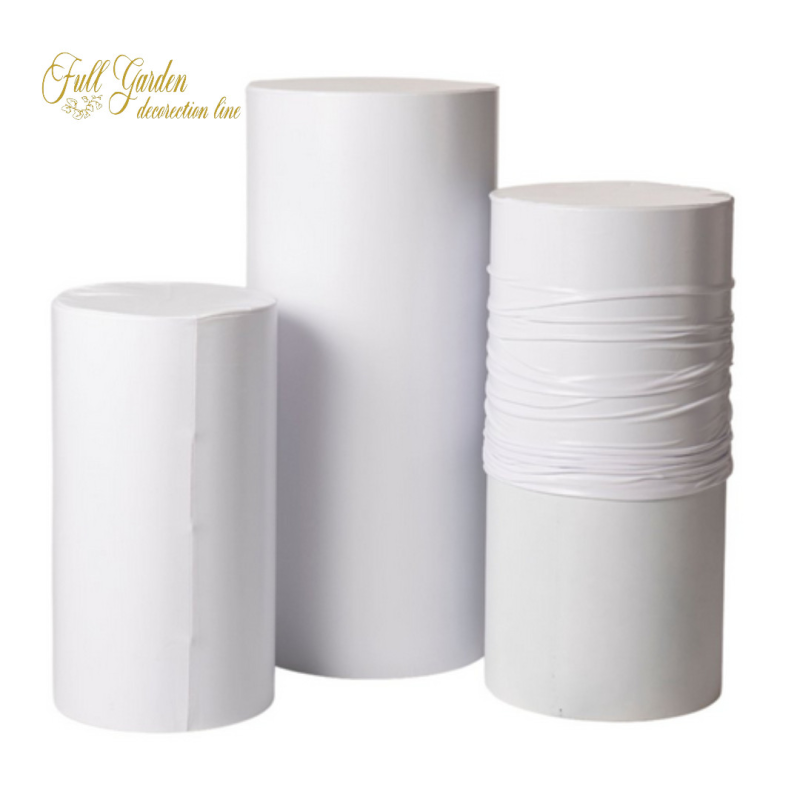 RIVESTIMENTO COLONNA LYCRA BIANCO S/3