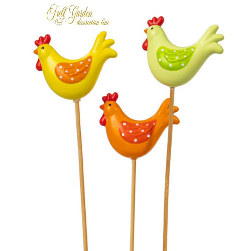 PICK S/12 GALLINA 4MIX COL 8XH6.5/35 LEGNO