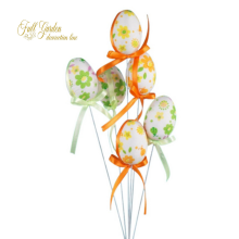 PICK UOVA S/6 CON FIORELLINI 3 MIX COL H6/40