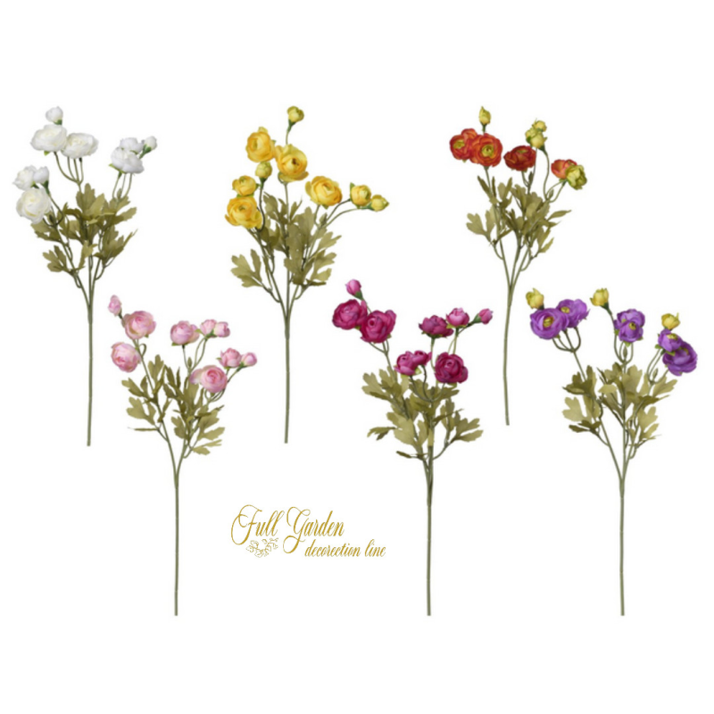 RAMO RANUNCOLO CM 67 - 6 ASSORTITI