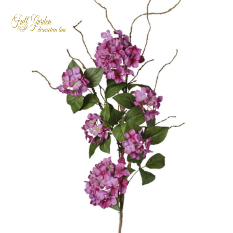 RAMO ORTENSIE C/RAMETTI CM125 - MAUVE