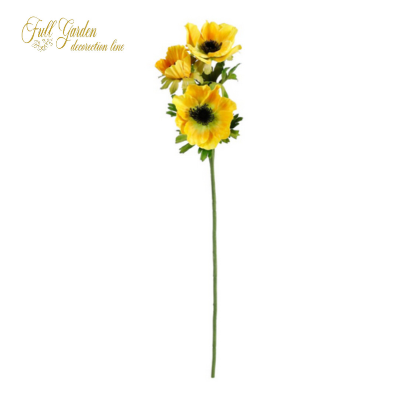 ANEMONE X 3 CM.56 YELLOW