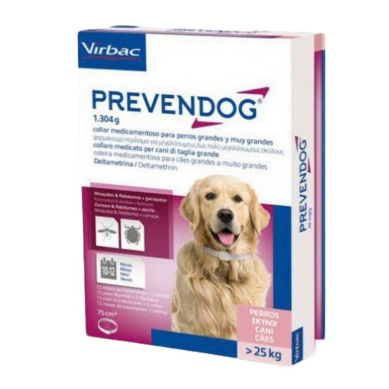 PREVENDOG 1,304 GR 2 COLLARI GRANDI +25 KG