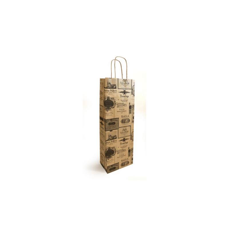 BAR A VIN ECRU KRAFT 39,5X8,5X15