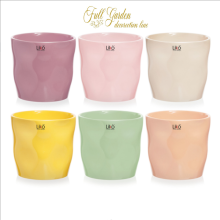 VASO CASPÒ D.18,5 H 18 COLORI ASSORTITI