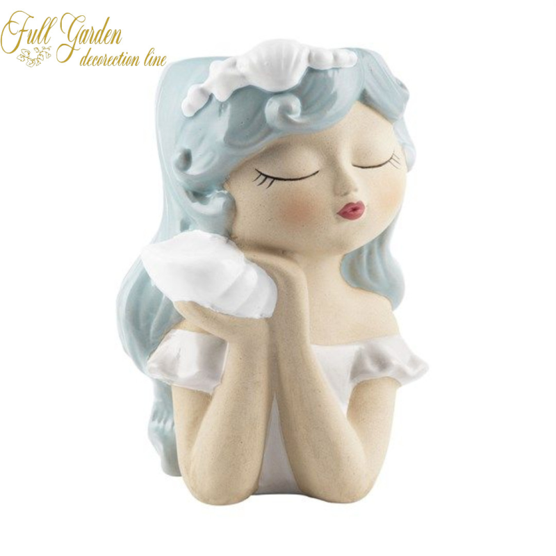 VISO BIMBA CONCHIGLIA CERAMICA H183X106X128