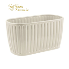 VASO CERAMICA GRANDE AVORIO H130X130X245