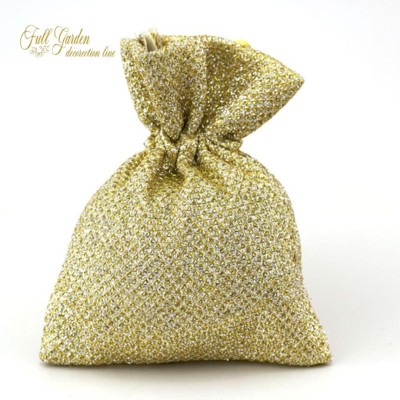 SACCHETTO ORO CM 8X10 PZ 12
