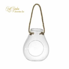 PORTA LUME CON MANICO A CORDA D.12 H 15