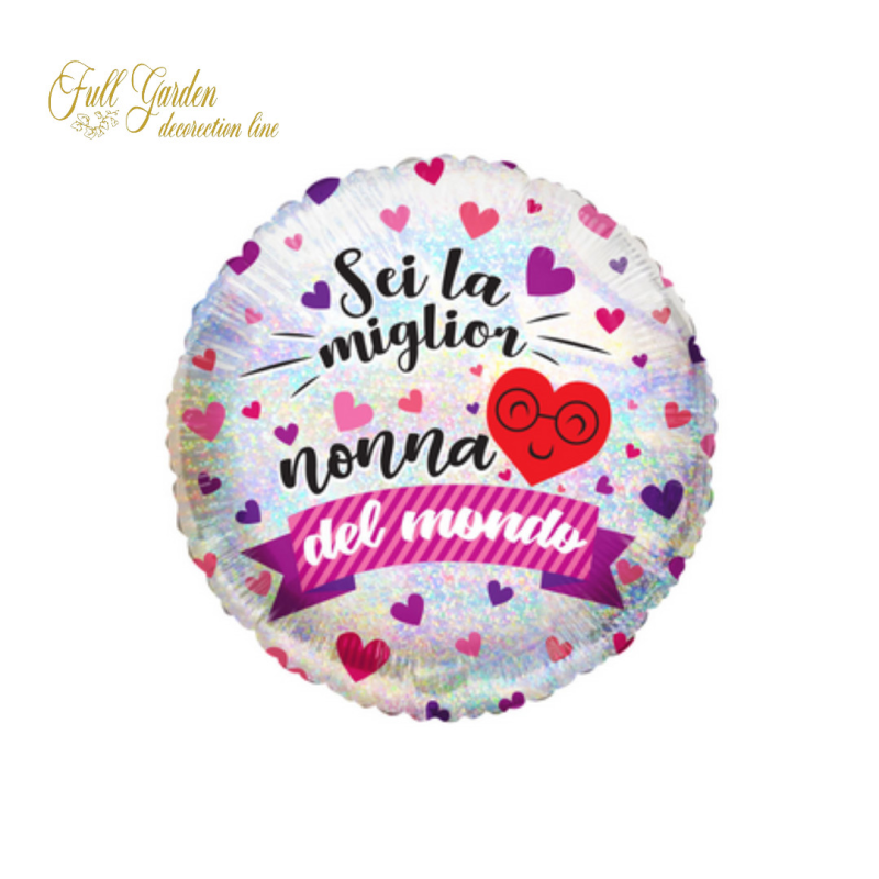 MYLAR NONNA TONDO  18