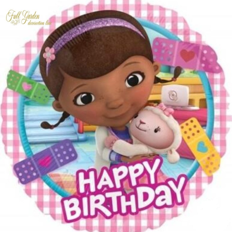 PALLONCINO 18 MYLAR  DOTTORESSA PELUCHE