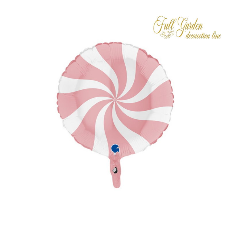 GIRANDOLA SWIRLY BIANCO ROSA 45CM