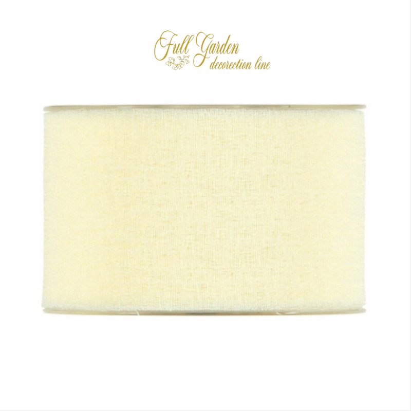 NASTRO LINO MM40X25MT AVORIO