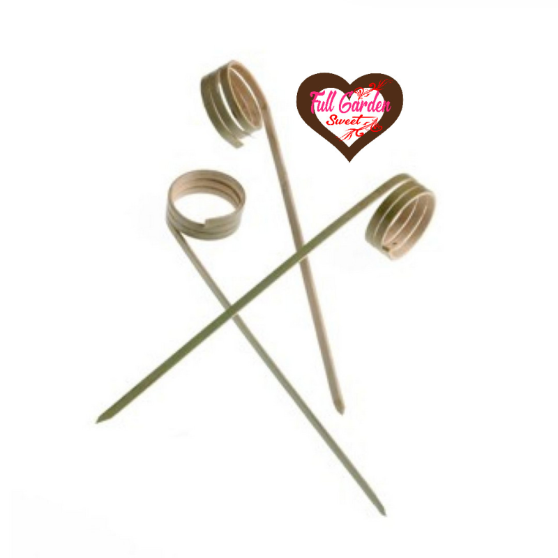 SPIEDINO BAMBOO CON RICCIOLO CM.9 PEZZI 100