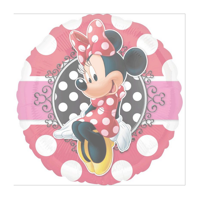 MYLAR  MINNIE MOUSE TONDO 18