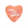 PALLONCINO  VIVA GLI SPOSI CUORE 18