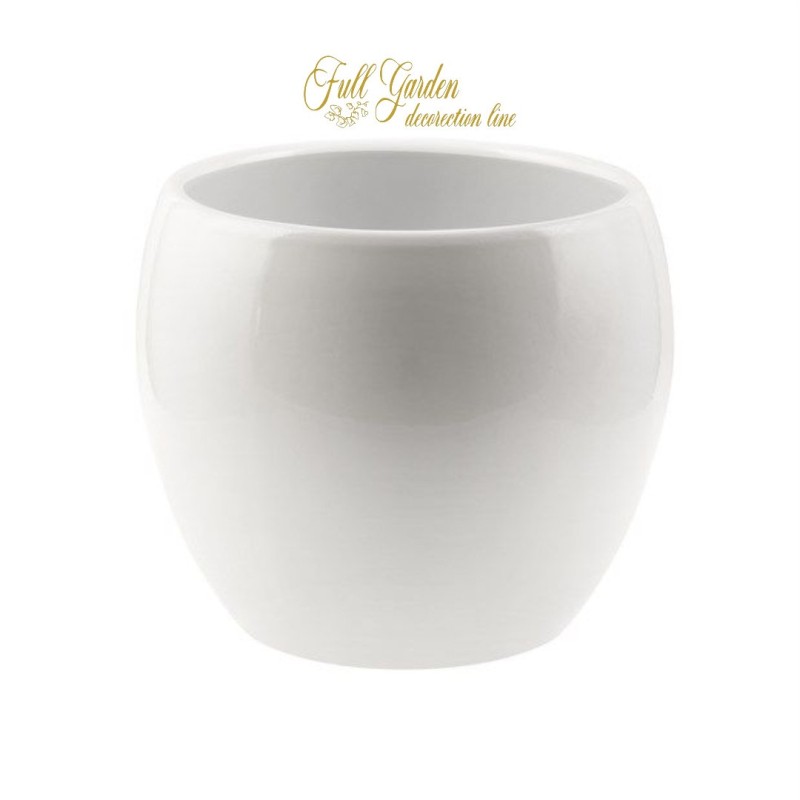 SFERA LISCIA CERAMICA BIANCO D.16 H 13