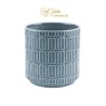 VASO CERAMICA BLU SFUMATO D13 H 13,5