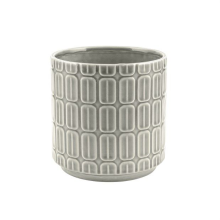 VASO CERAMICA GRIGIO SFUMATO D13 H 13,5