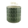VASO CERAMICA VERDE SFUMATO D13 H 13,5