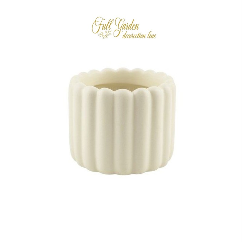 CILINDRO CERAMICA AVORIO D.81 H.65