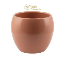 SFERA LISCIA CERAMICA TERRACOTTA D.16 H 13