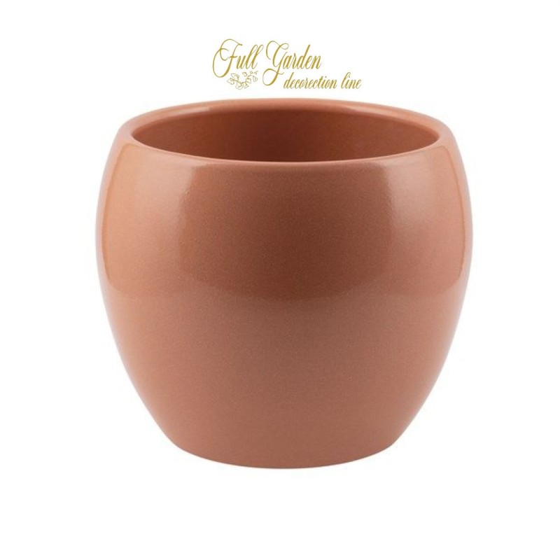 SFERA LISCIA CERAMICA TERRACOTTA D.16 H 13