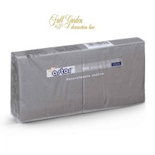 TOVAGLIOLI 25X25 2VELI TOUCH GRIGIO 100PZ