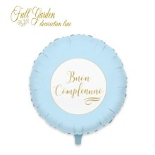 PALLONCINO 18 MYLAR BUON COMPLEANNO AZZURO