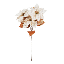 POINSETTIA X 3 CM 84 WHITE