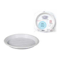 PIATTI PIANI RIUTILIZZABILI  20 PZ