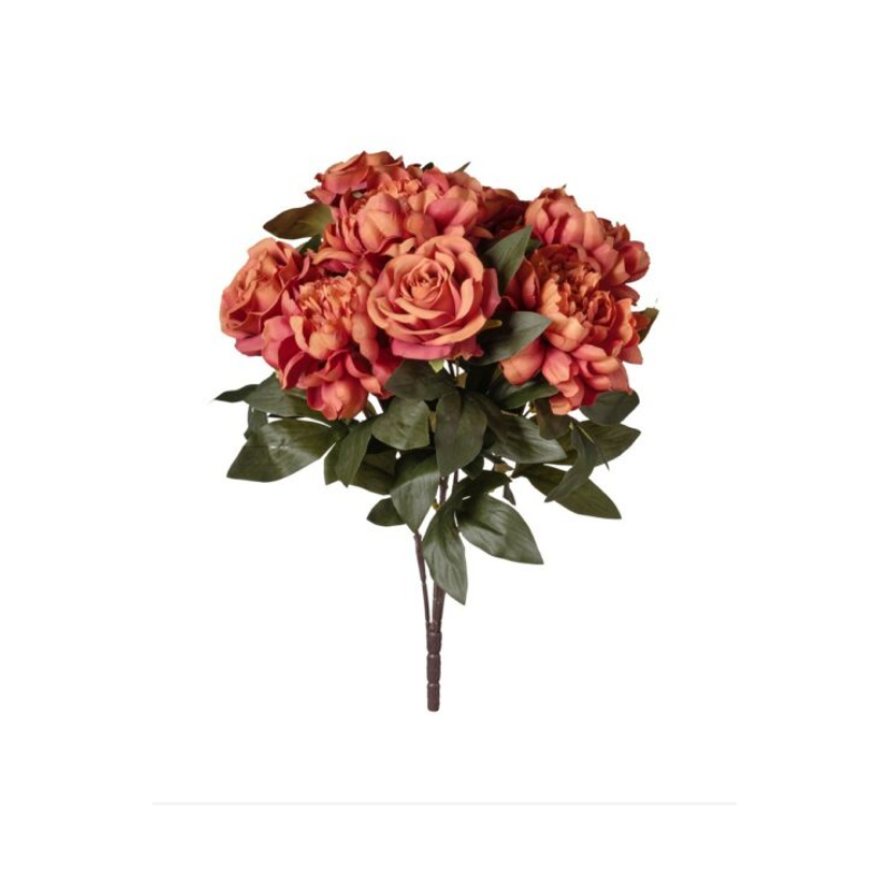 MAZZO ROSE/PEONIE X 9 CM 53 RUST