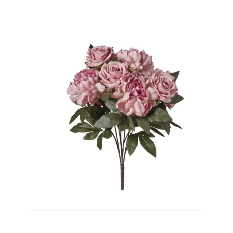 MAZZO ROSE/PEONIE X 9 CM 53 OLD PINK