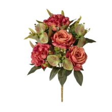 MAZZO FRONTALE ROSE-ORTENSIE X7 CM 46 BEAUTY PESCA